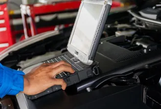 Computer diagnostics on a vehicle’s systems