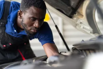 Under-the-hood repair work